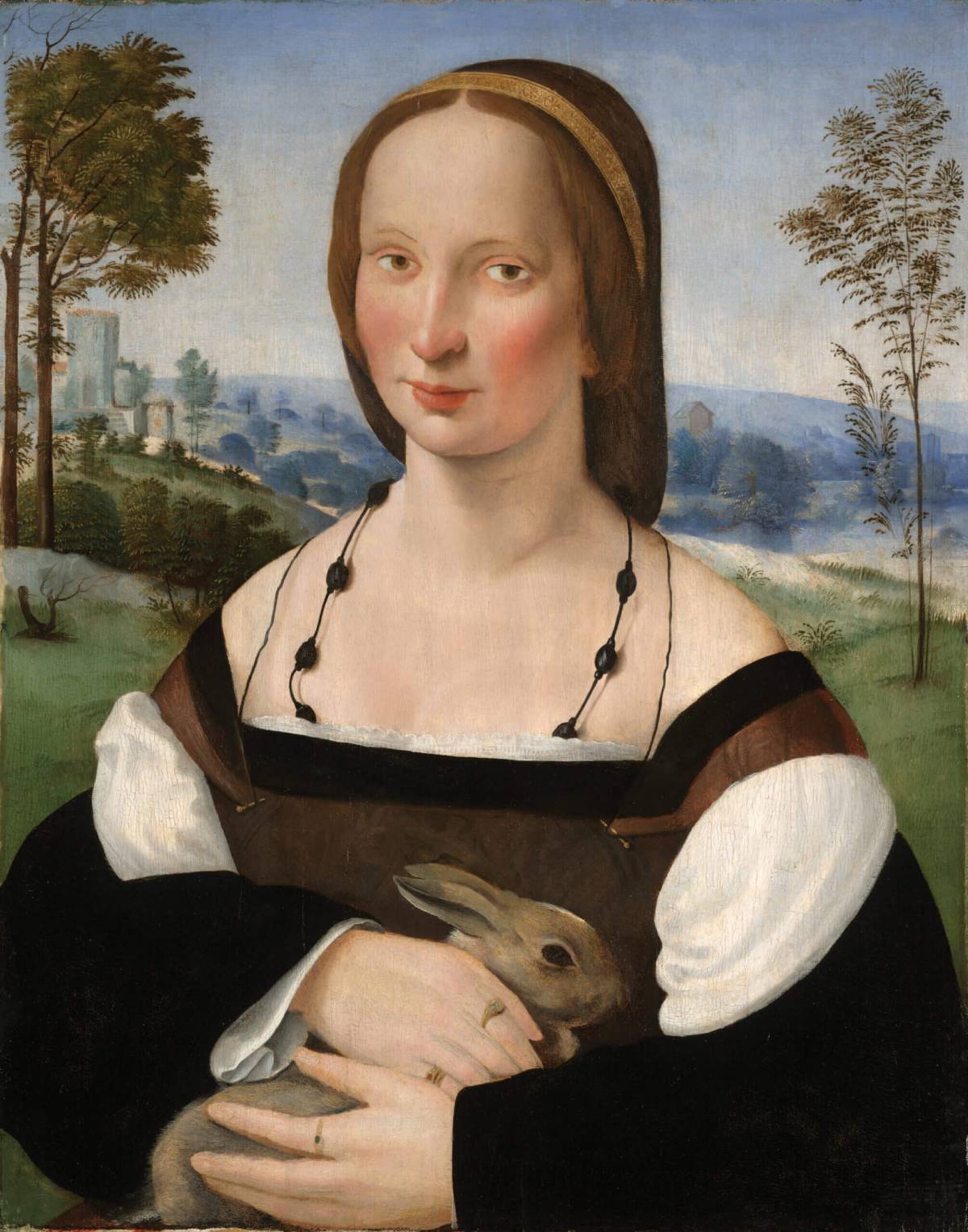 Portrait of Lady with a Rabbit RGB scaled